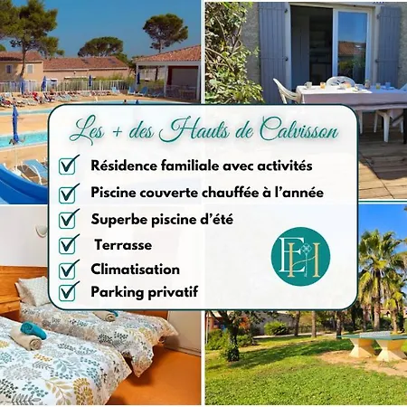 Les Hauts De - Résidence De Familiale - Piscine Toute L'année Hébergement de vacances